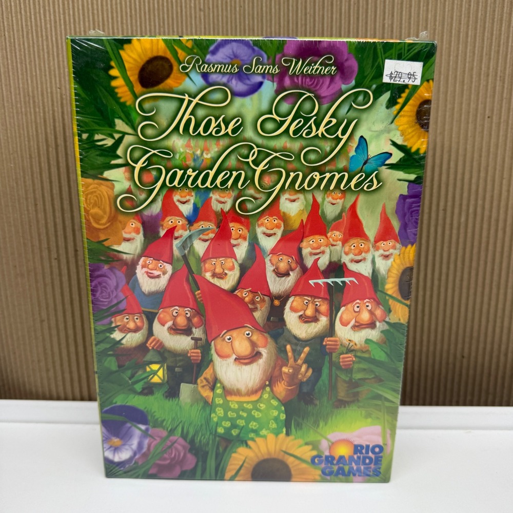 Those Pesky Garden Gnomes Rio Grande Games Trick-Taking Card Game New Sealed